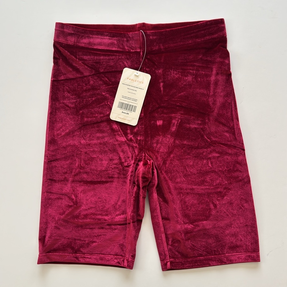 Fabletics Velour Bike Shorts - Picture 7 of 10